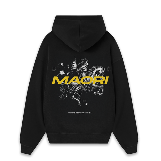 Warhorse Hoodie Black MAORI