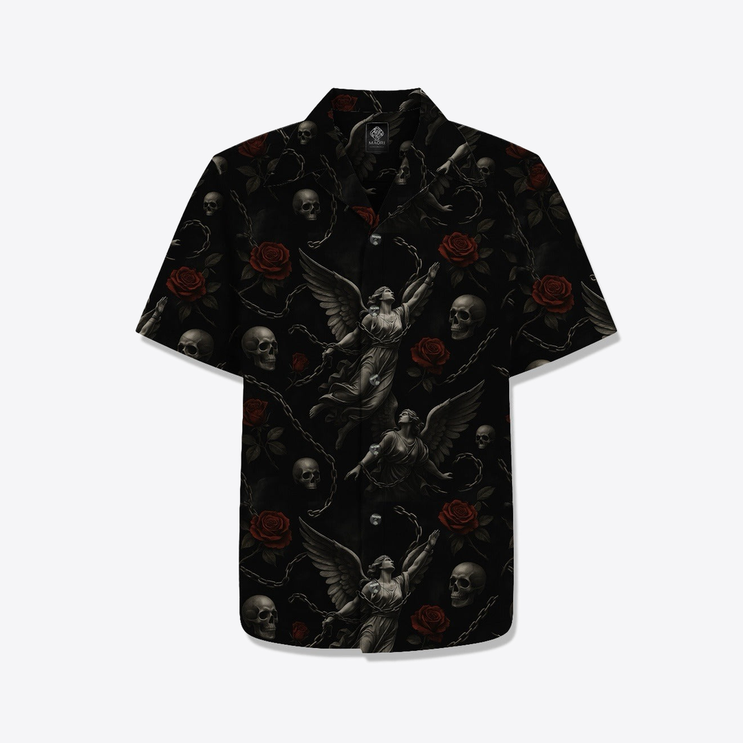 Camisa MAORI Fallen Angel Rose - espalda
