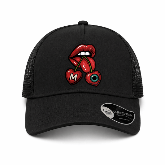 Gorro Negra Cherry Lips streetwear premium MAORI