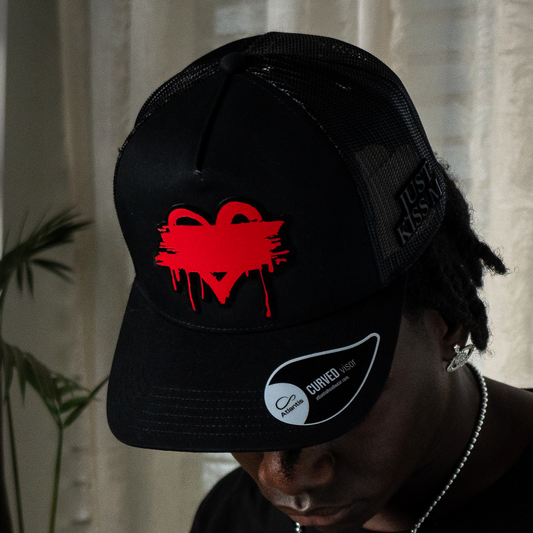 Gorro Negra Just Kiss Me