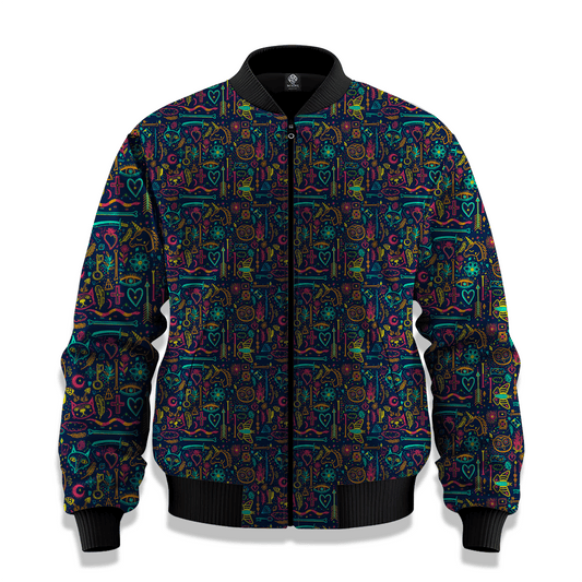 bomber jacket illuminati MAORI