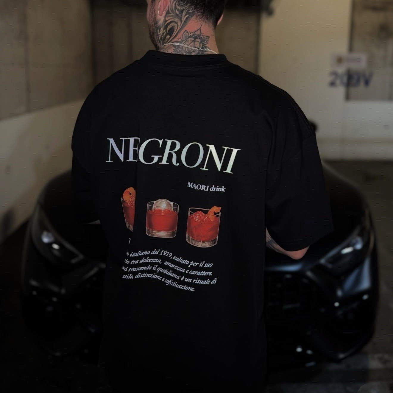 Polera Oversize negroni – Edición Limitada MAORI imagen 2