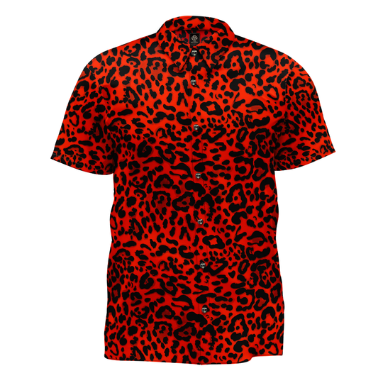 Camisa leopardo rojo MAORI