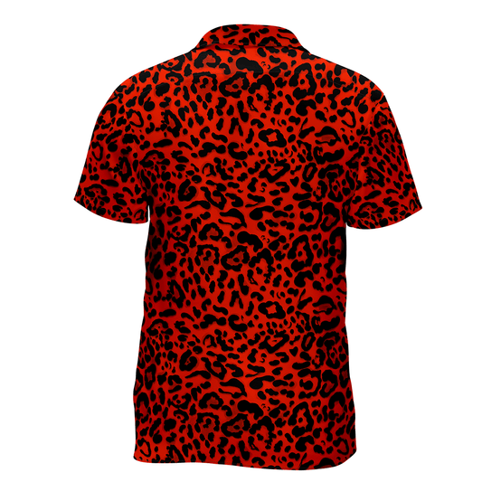 Camisa leopardo rojo MAORI imagen 2