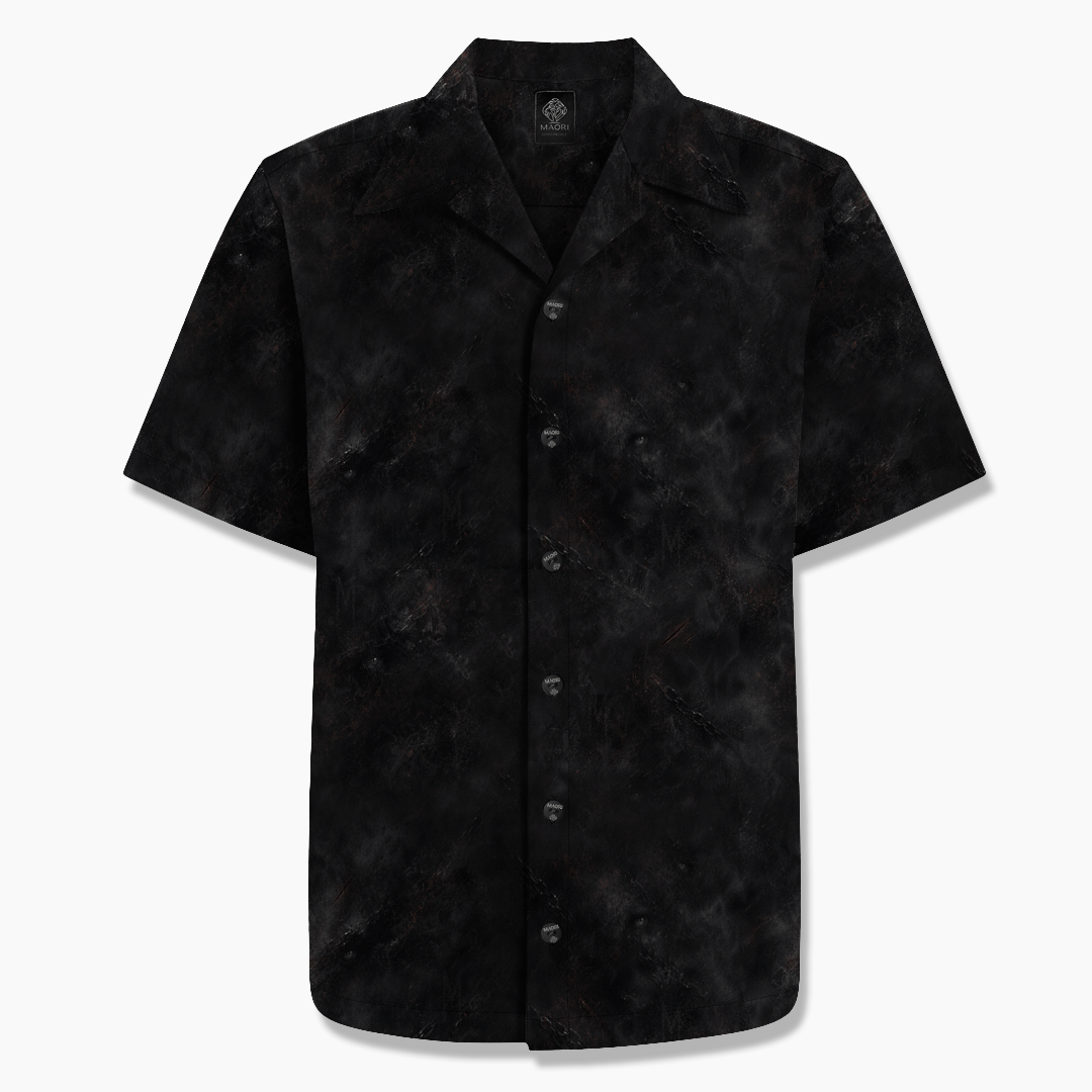 Camisa Negra Ritual Oversize MAORI