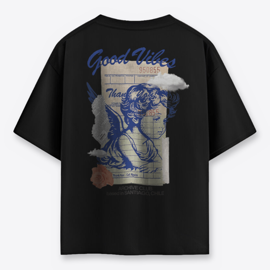 Polera MAORI Negra Cielo de Papel