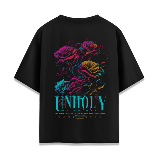 Polera Negra Unholy by Nature MAORI