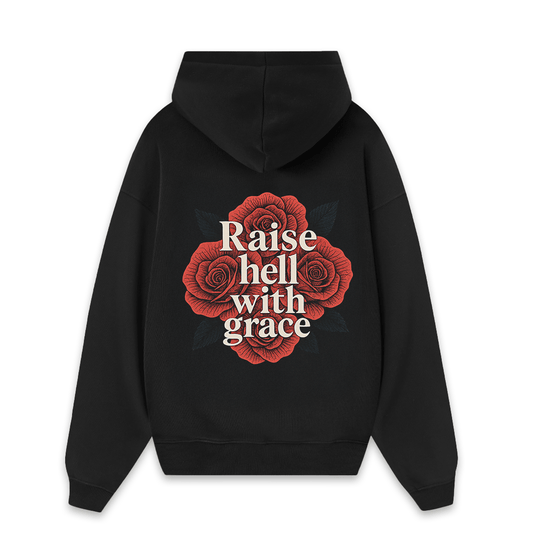 Hoodie Raise Hell – Black Edition MAORI