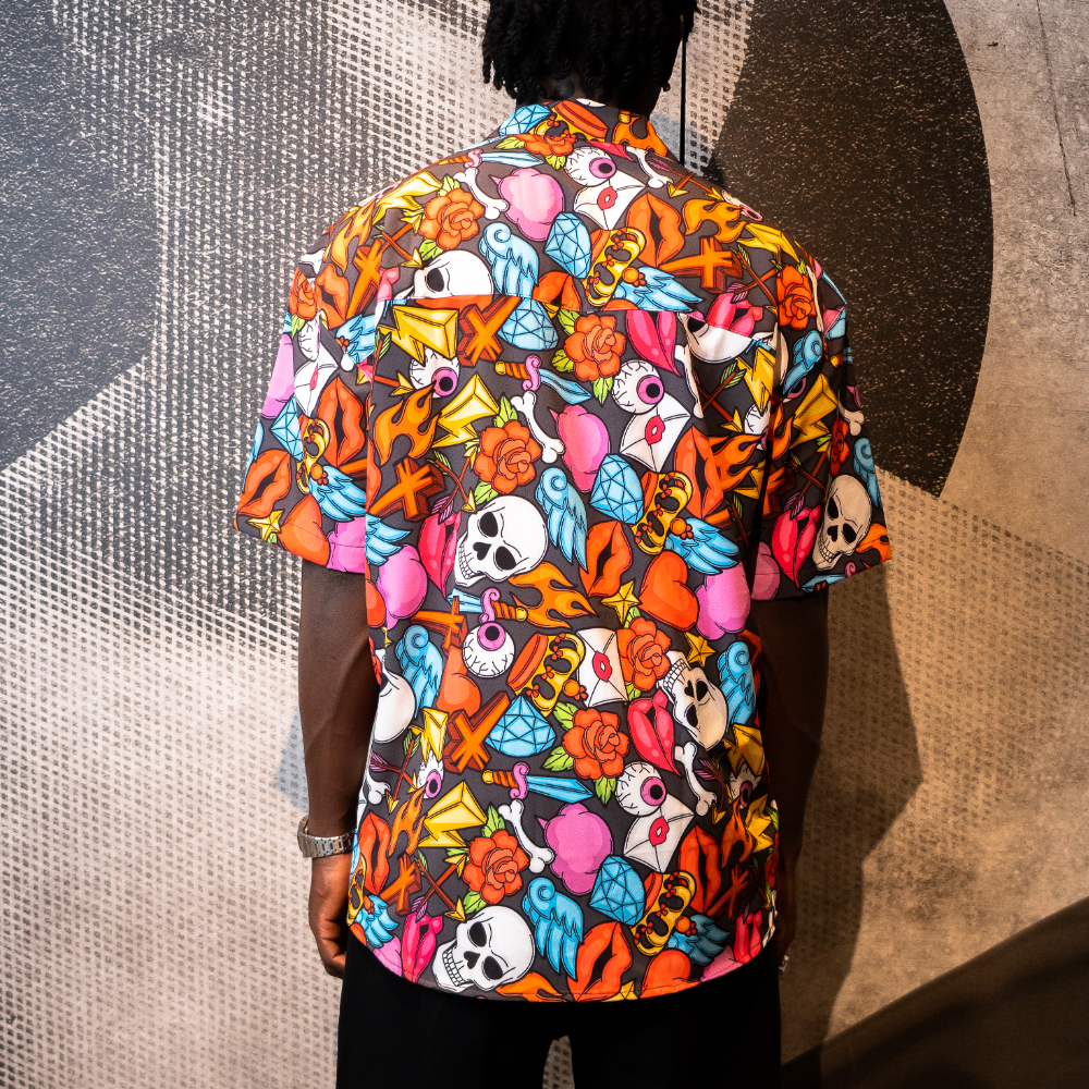 Camisa MAORI PsychoSkull Edición Limitada