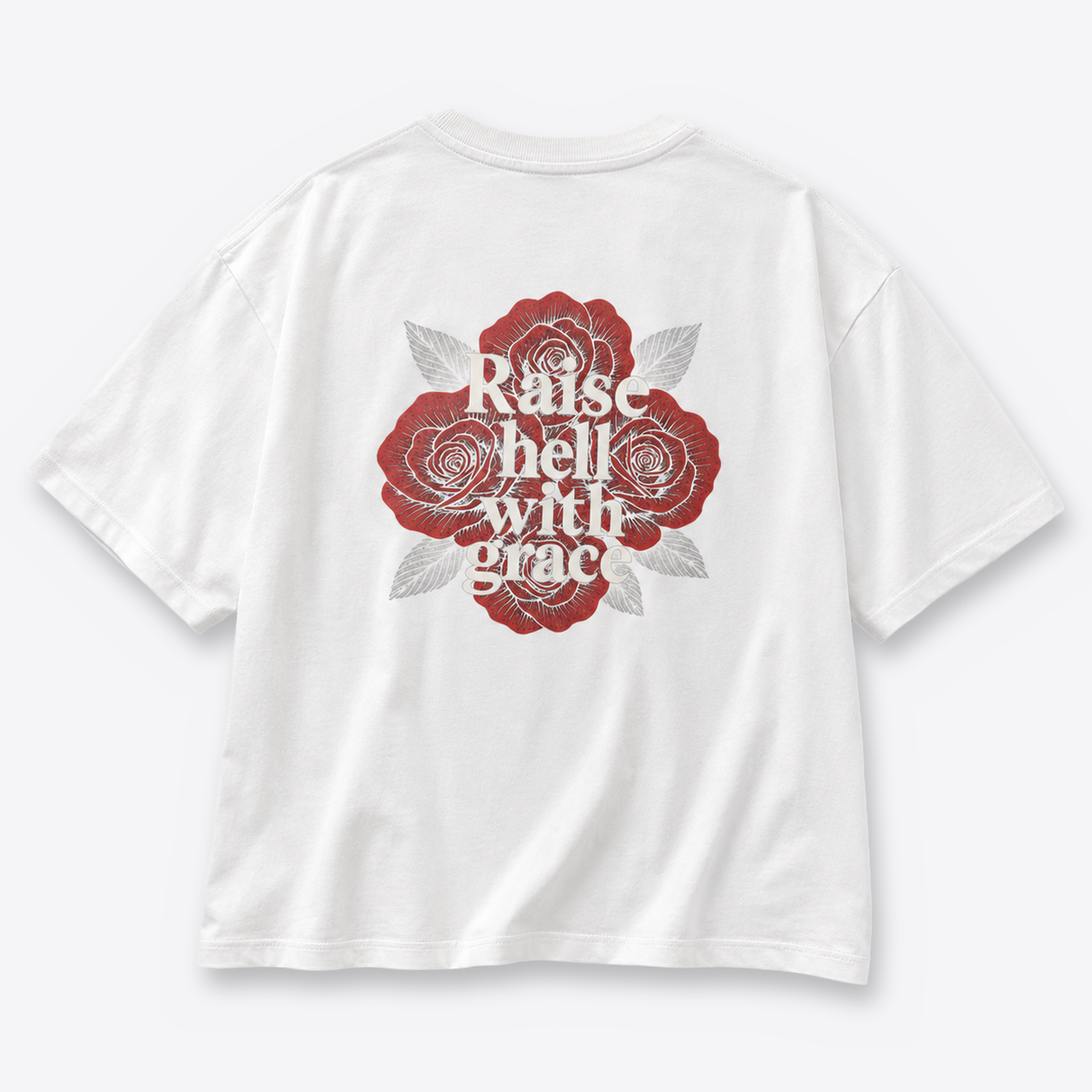 Polera MAORI Blanca Raise Hell
