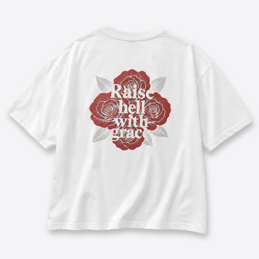 Polera MAORI Blanca Raise Hell